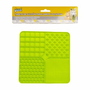 Tapete De Silicon Para Lamer Y Olfatear SOLEIL Verde