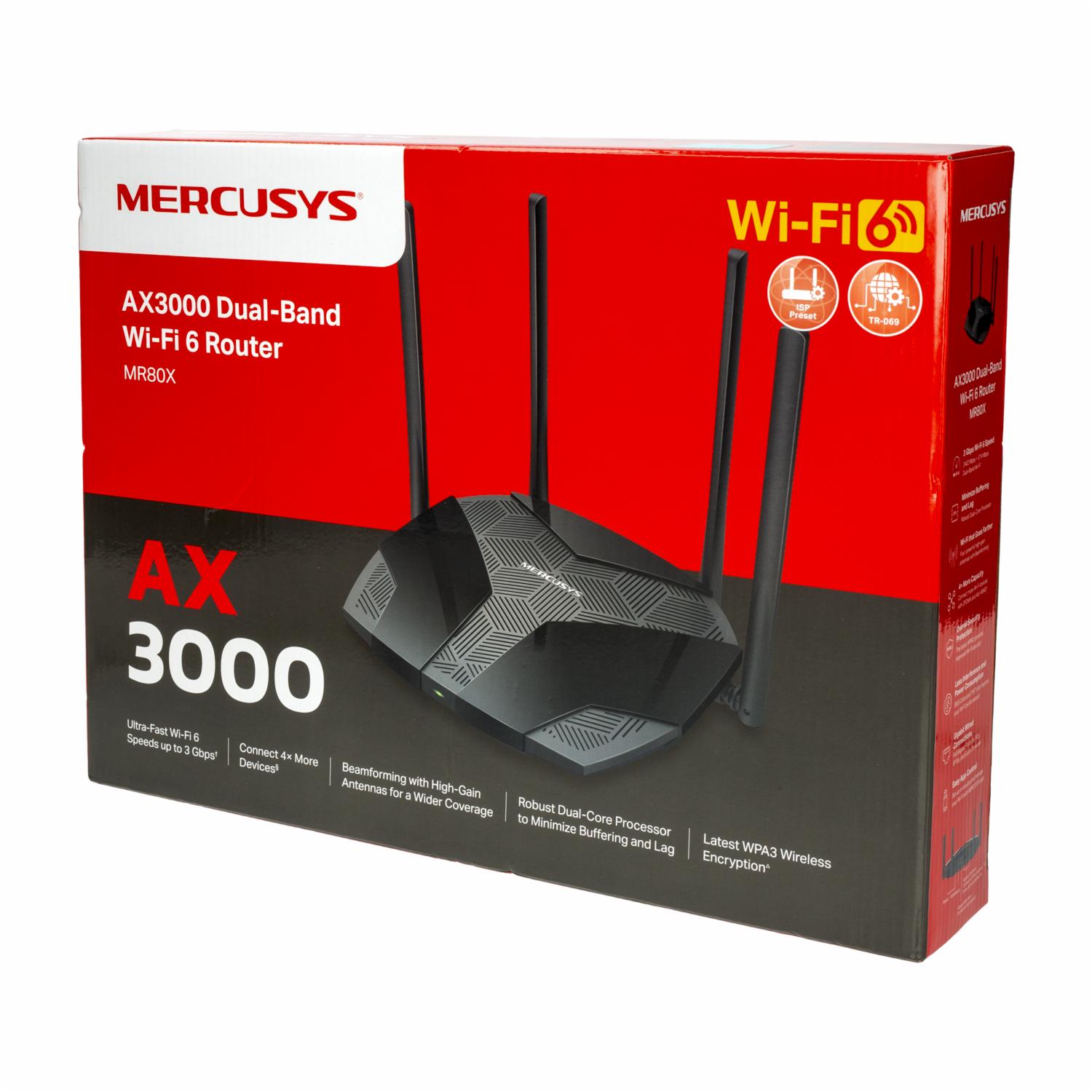 Router AX3000 MR80X MERCUSYS Wifi 6 - Imagen 3