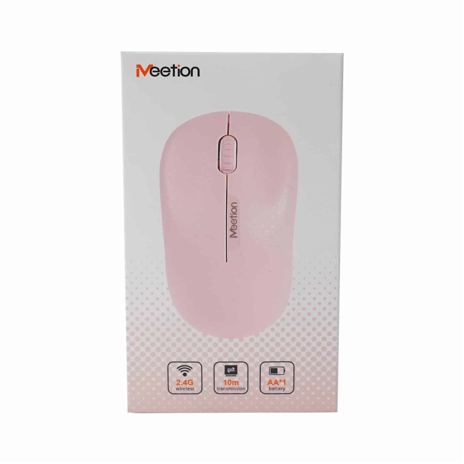 Mouse Pink MEETION Wireless - Imagen 3