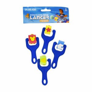 Rodillo De Pintura Escolar Con Figuras LANCER 4 Piezas