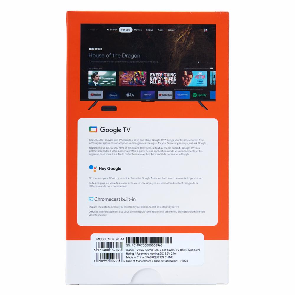 Tv Box S Mi Box 7020 2da Generación XIAOMI 4 K - Imagen 3