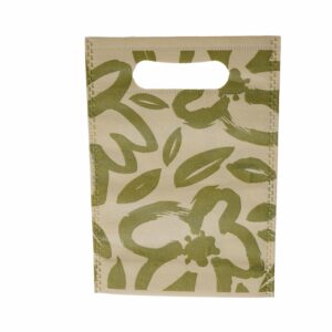 Bolsa De Regalo Mini Flores Verdes ECO BAGS 21 X 15 X 6 Cm