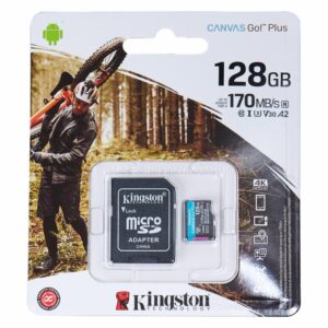 Micro SD Con Adaptador Canvas Go Plus KINGSTON 128 Gb