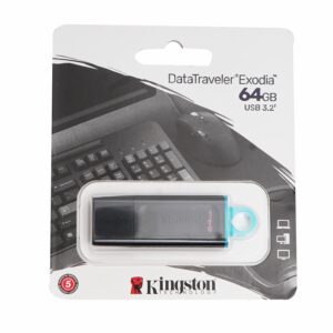 Memoria Flash Negra KINGSTON 64 Gb