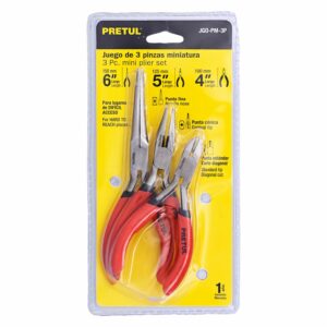 Mini Pinzas 3 piezas PRETUL Unidad