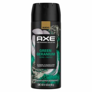 Body Spray Para Caballero Green Geranium AXE 150 Ml