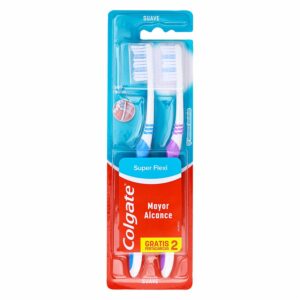 Cepillo Dental Super Flexi COLGATE 2 Unidades