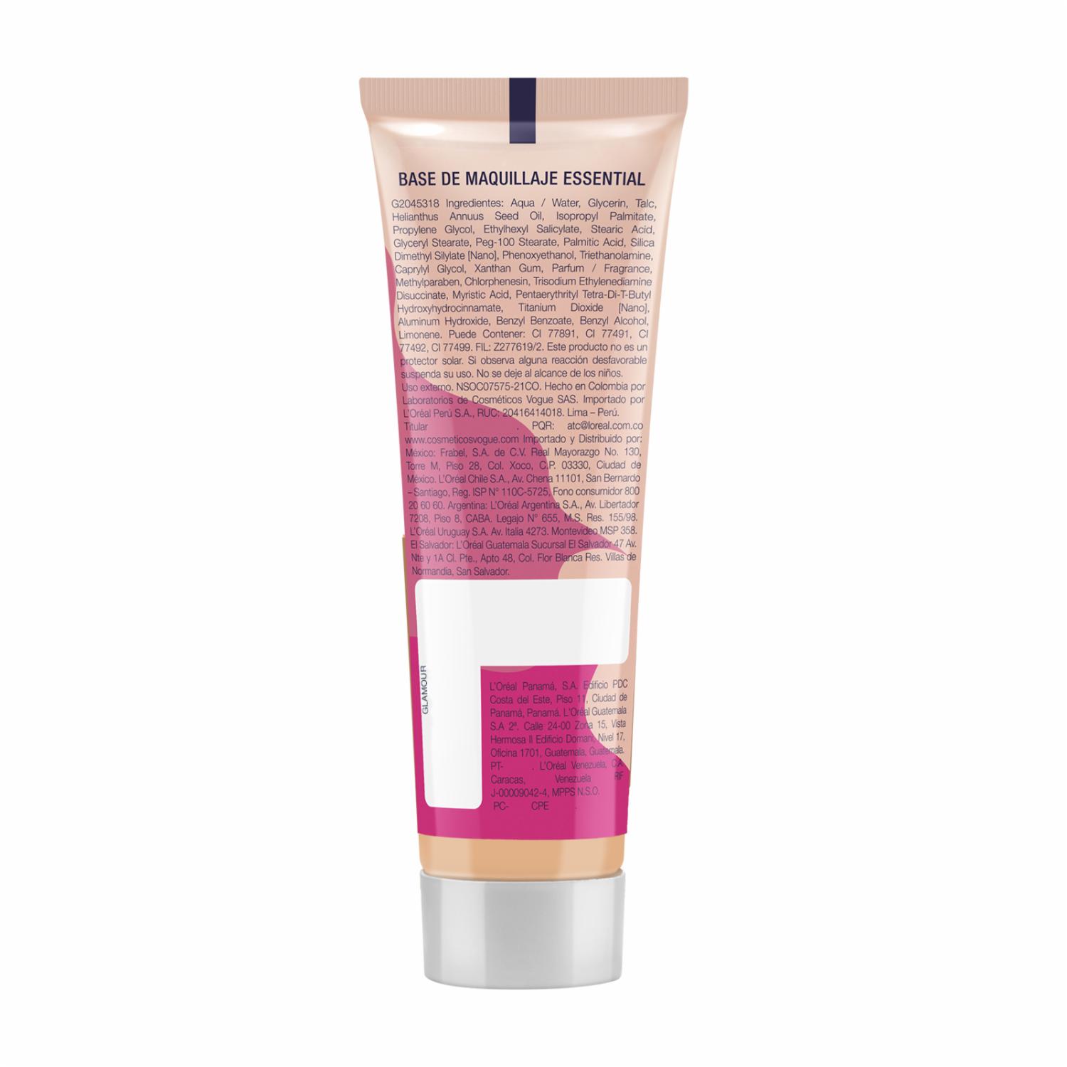 Base Líquida Essential Tono Glamour VOGUE - Imagen 4
