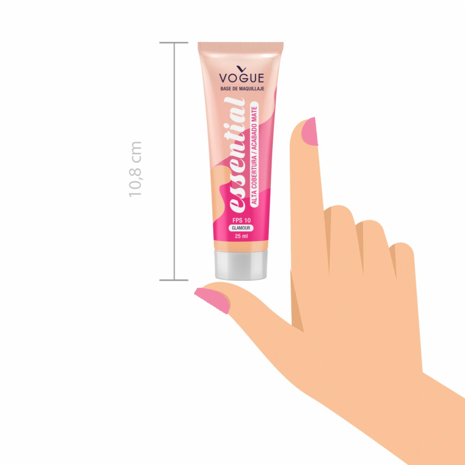 Base Líquida Essential Tono Glamour VOGUE - Imagen 5