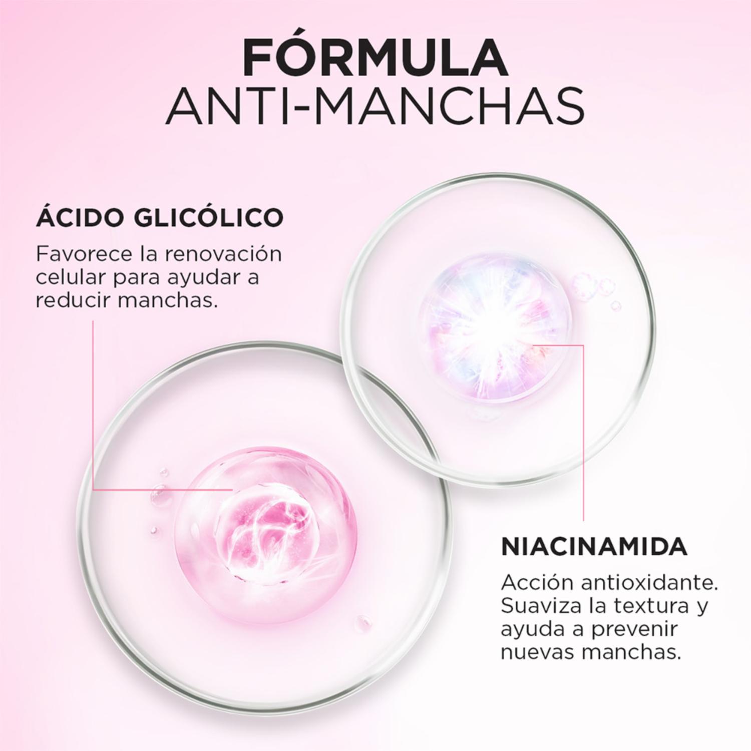 Crema Facial Hidratante Glycolic Bright- Antimanchas Ácido Glicólico y Niacinamida L'ORÉAL KIDS 50 Ml - Imagen 5