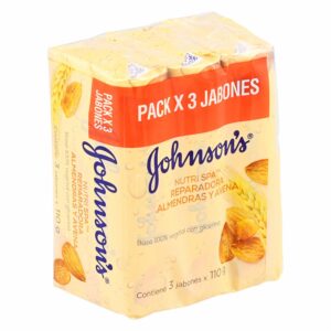 Jabón En Barra Avena Tripack JOHNSON'S 330 G