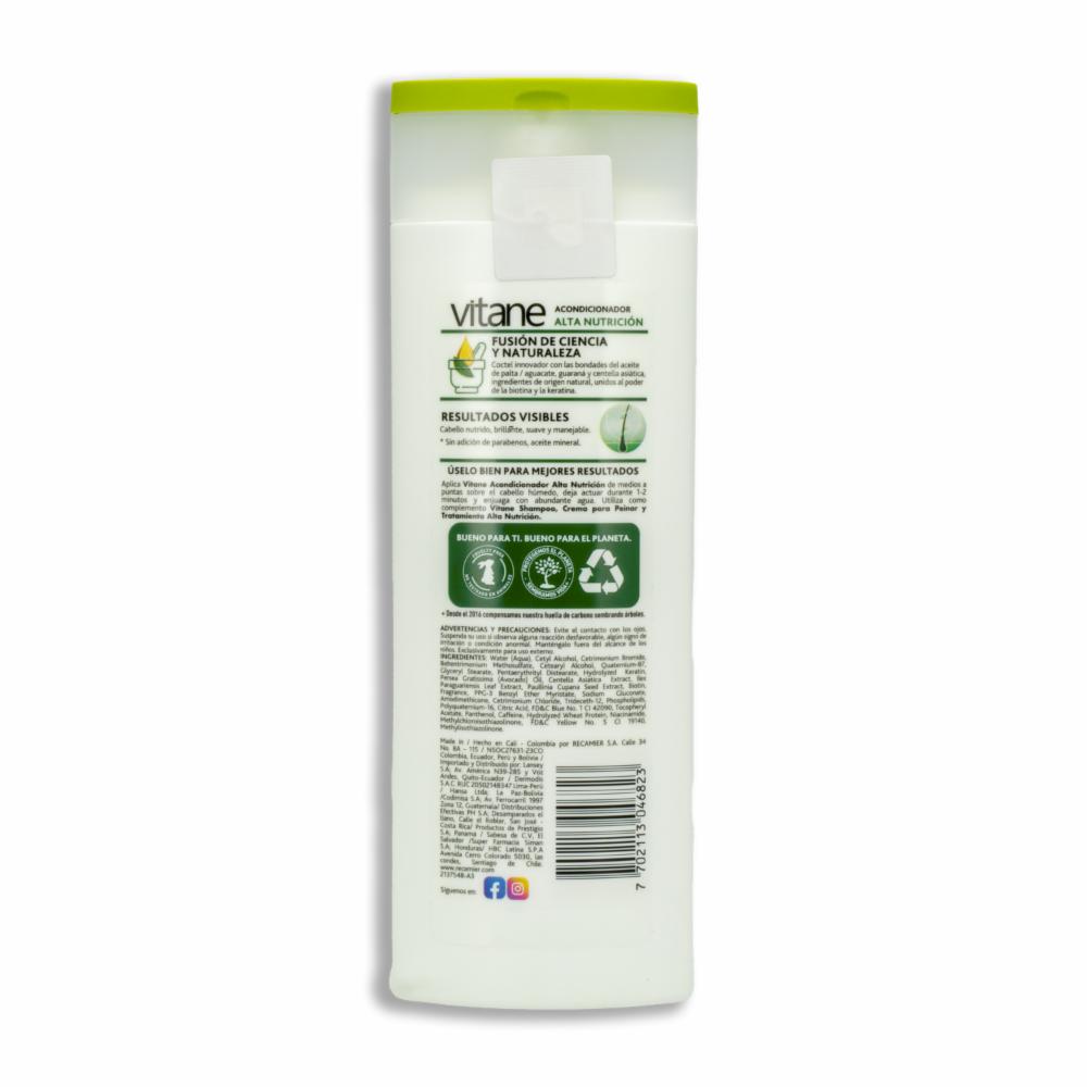 Acondicionado Capilar Alta Nutrición VITANE 400 Ml - Imagen 2