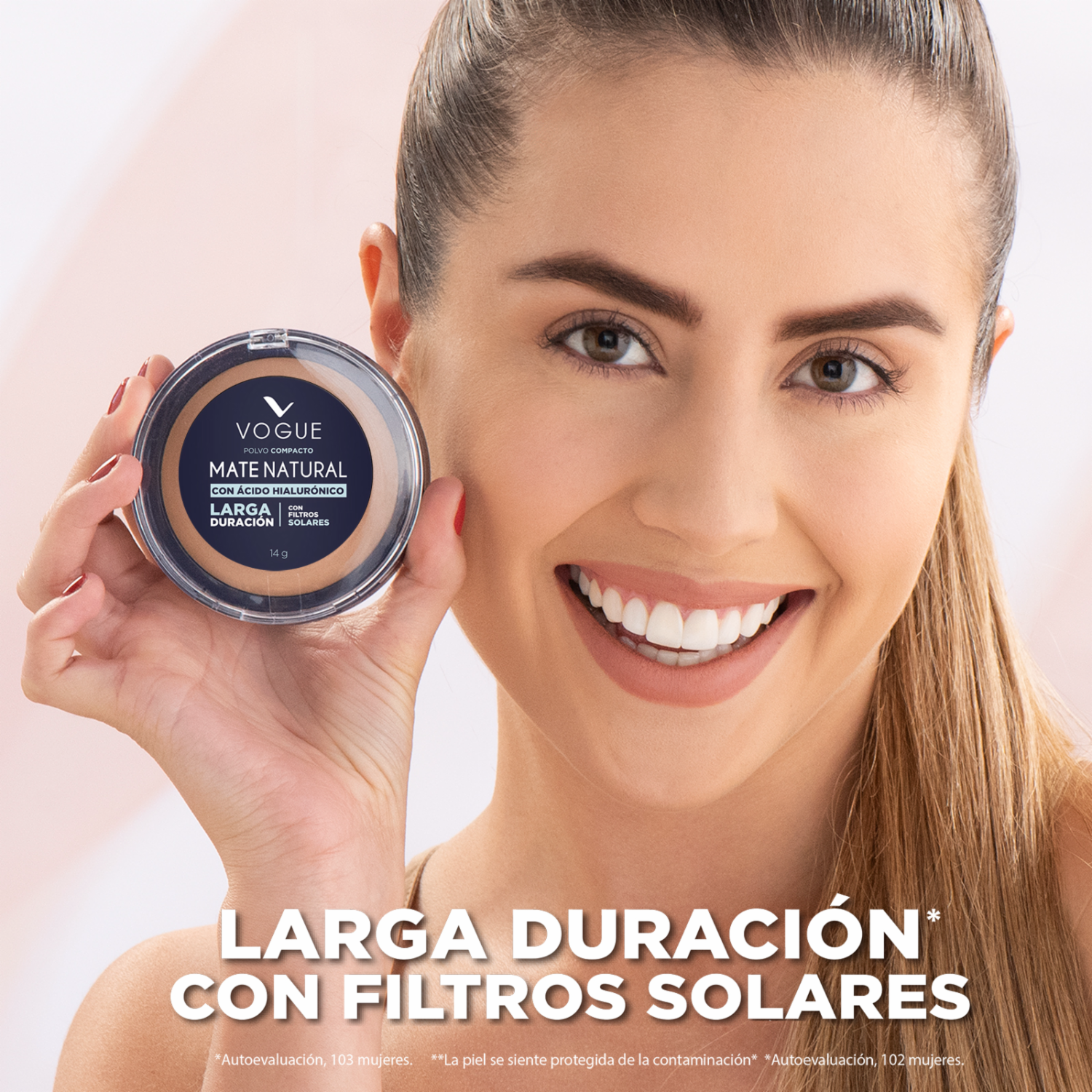 Polvo Compacto Natural Tono Gitano VOGUE - Imagen 4