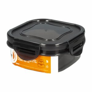 Repostero Cuadrado Hermético Keep Go Color Humo FREE HOME 150 Ml