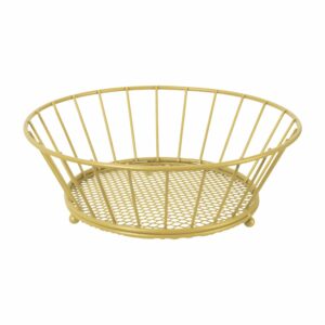 Panera Redonda Dorada REJIPLAS 1 Pieza