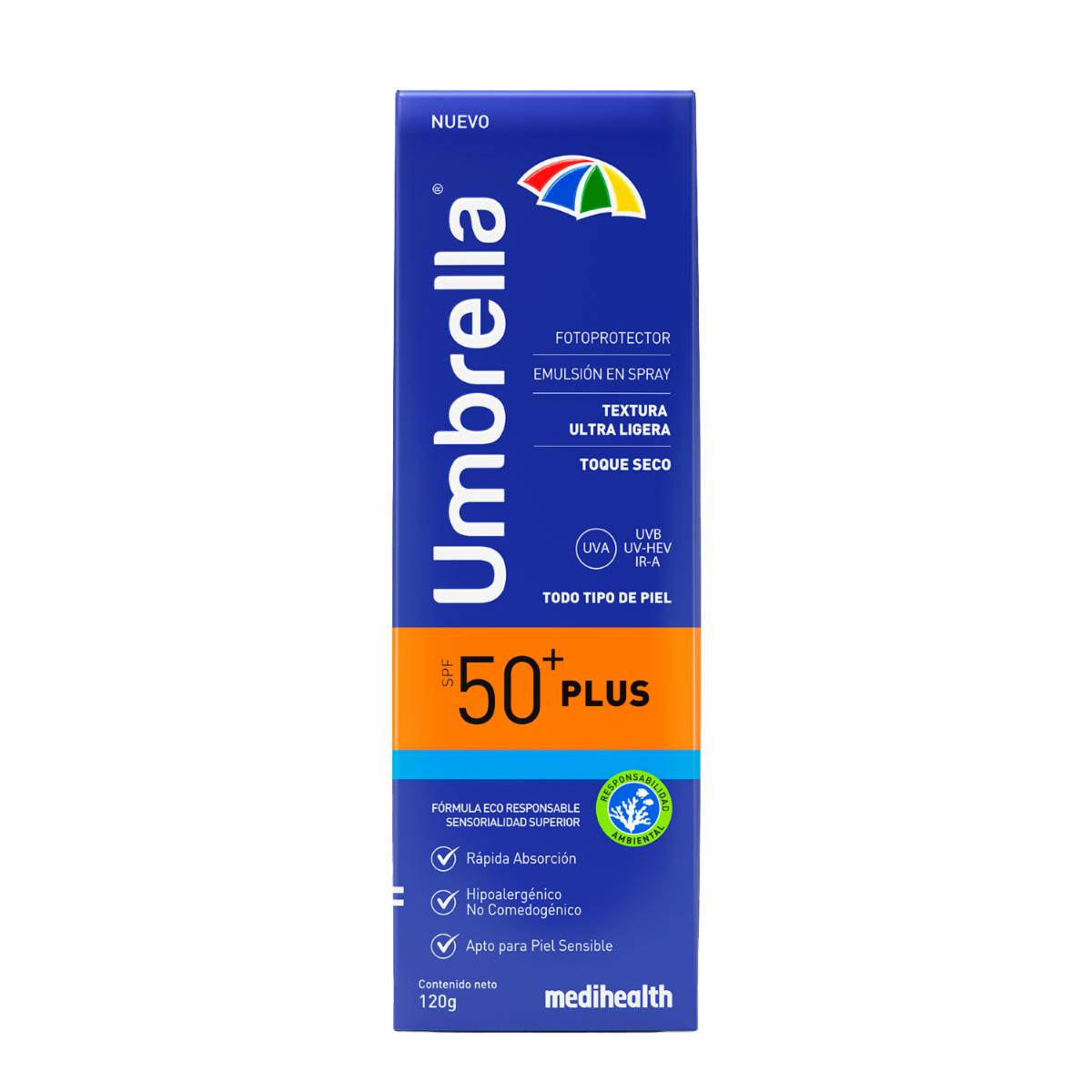 Protector Solar Plus Spf 50+ En Spray UMBRELLA 120 G
