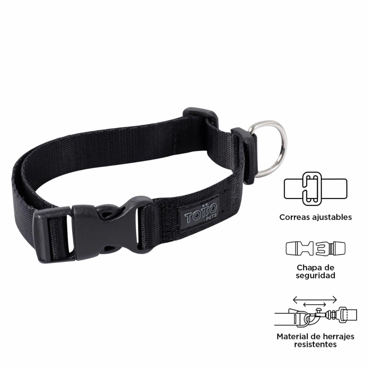 Collar De Mascota Ajustable Mylu TOTTO PET´S Talla Mediano