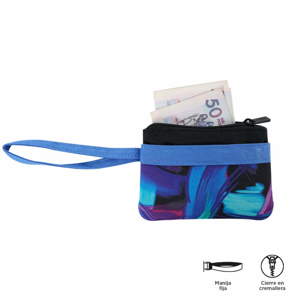 Monedero Para Mujer Azul TOTTO Melifera Stamp - Imagen 4