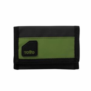 Billetera De Hombre Negro TOTTO Contrast Mee