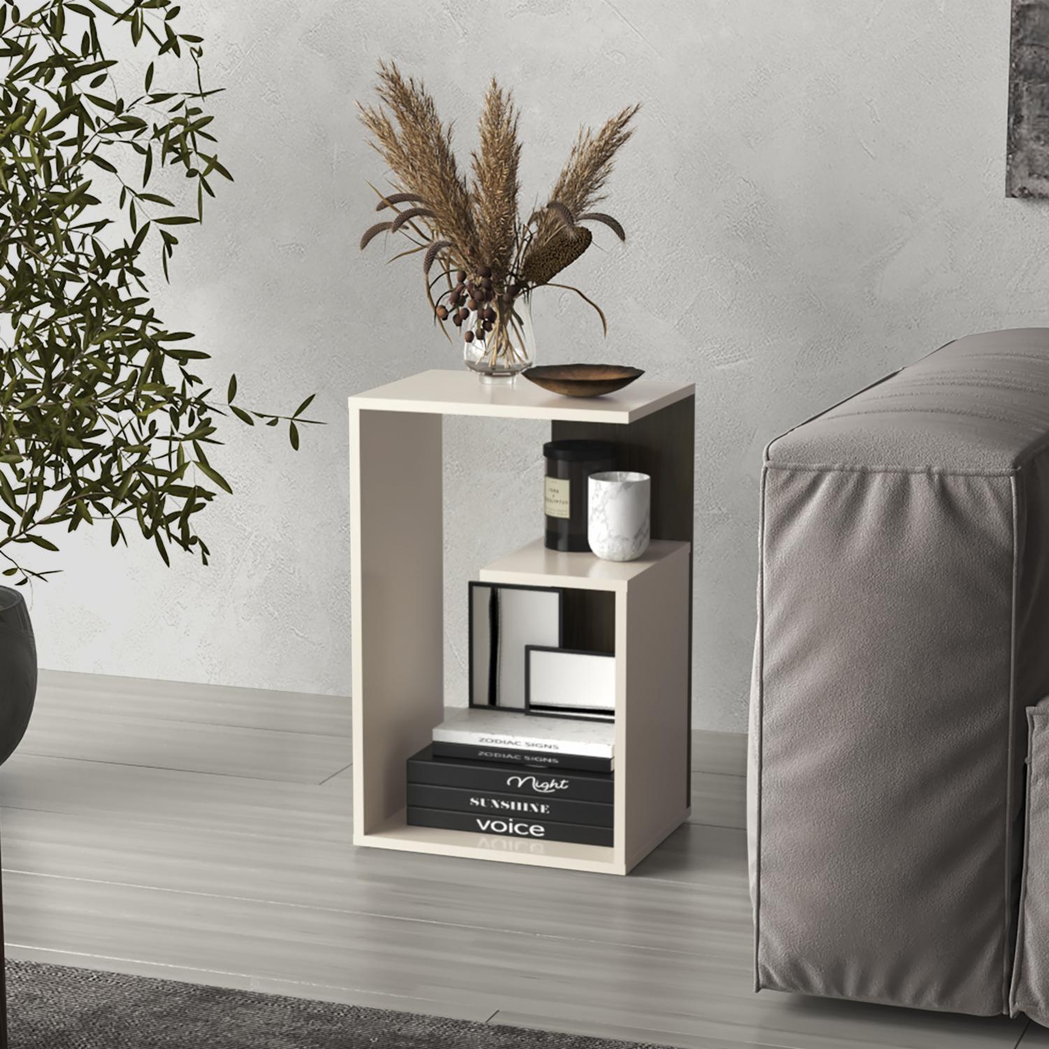 Mesa Auxiliar Everet Nogal RTA MDF - Imagen 2