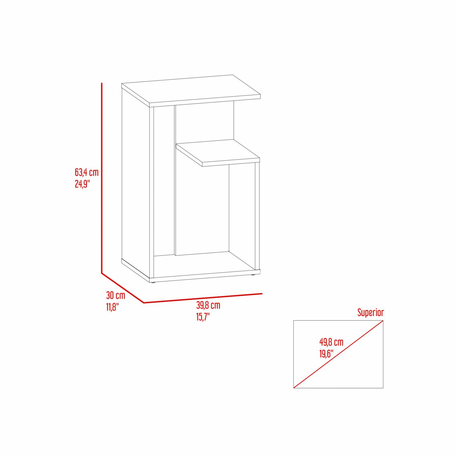 Mesa Auxiliar Everet Nogal RTA MDF - Imagen 5