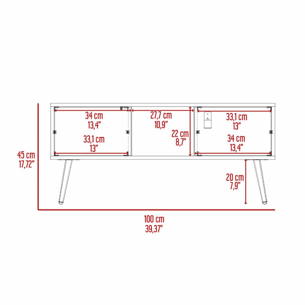 Mesa De Centro Funes Wengue Con Toquilla RTA MDF - Imagen 6