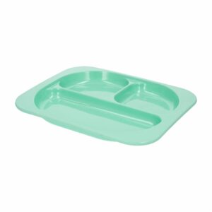 Plato Infantil Multiuso Rectangular Turquesa VAJILLAS SABANA Unidad