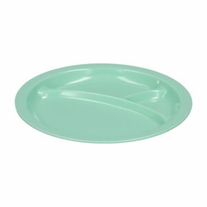 Plato Infantil Con División Triple Turquesa VAJILLAS SABANA Unidad