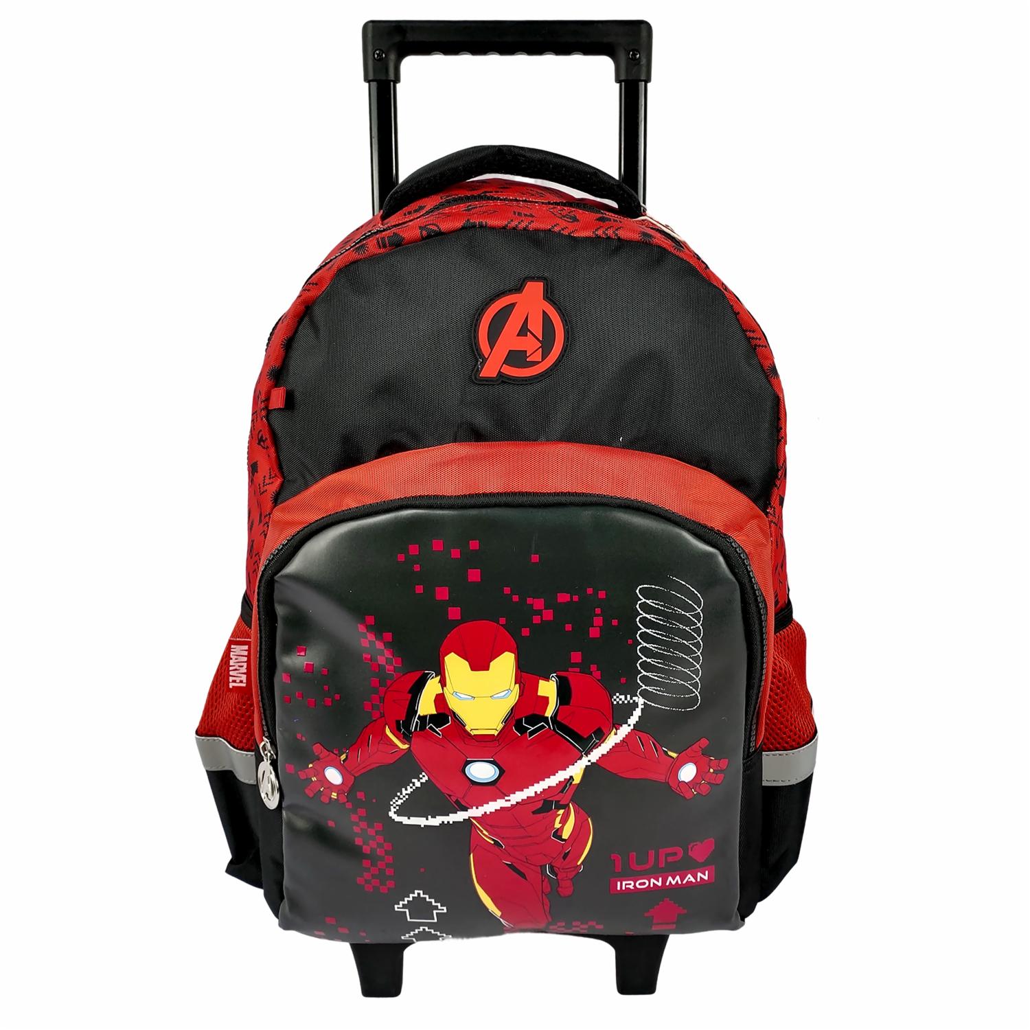 Mochila Escolar Trolley Para Niño Diseño Avengers PRIMAVERA 16" - Imagen 2