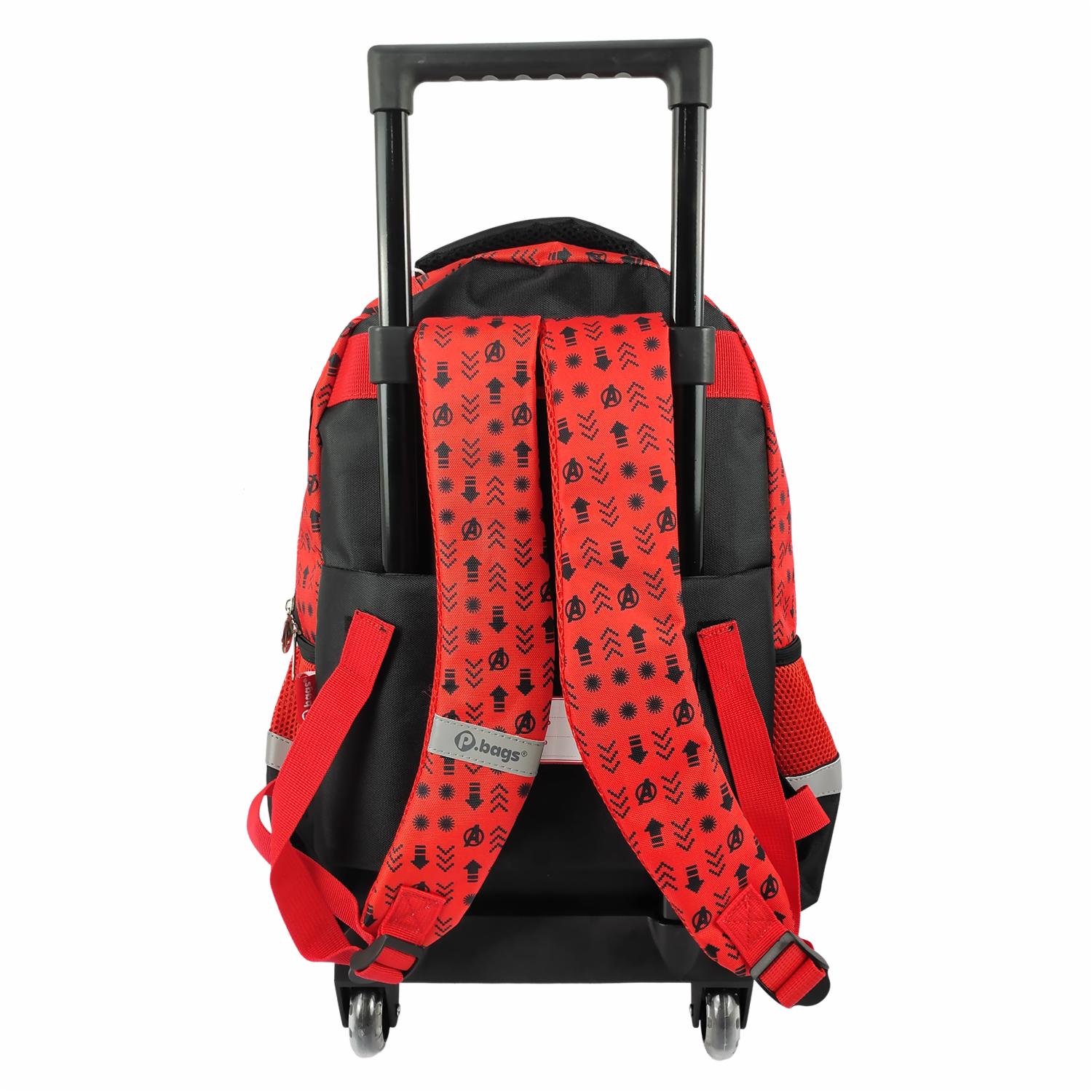 Mochila Escolar Trolley Para Niño Diseño Avengers PRIMAVERA 16" - Imagen 4