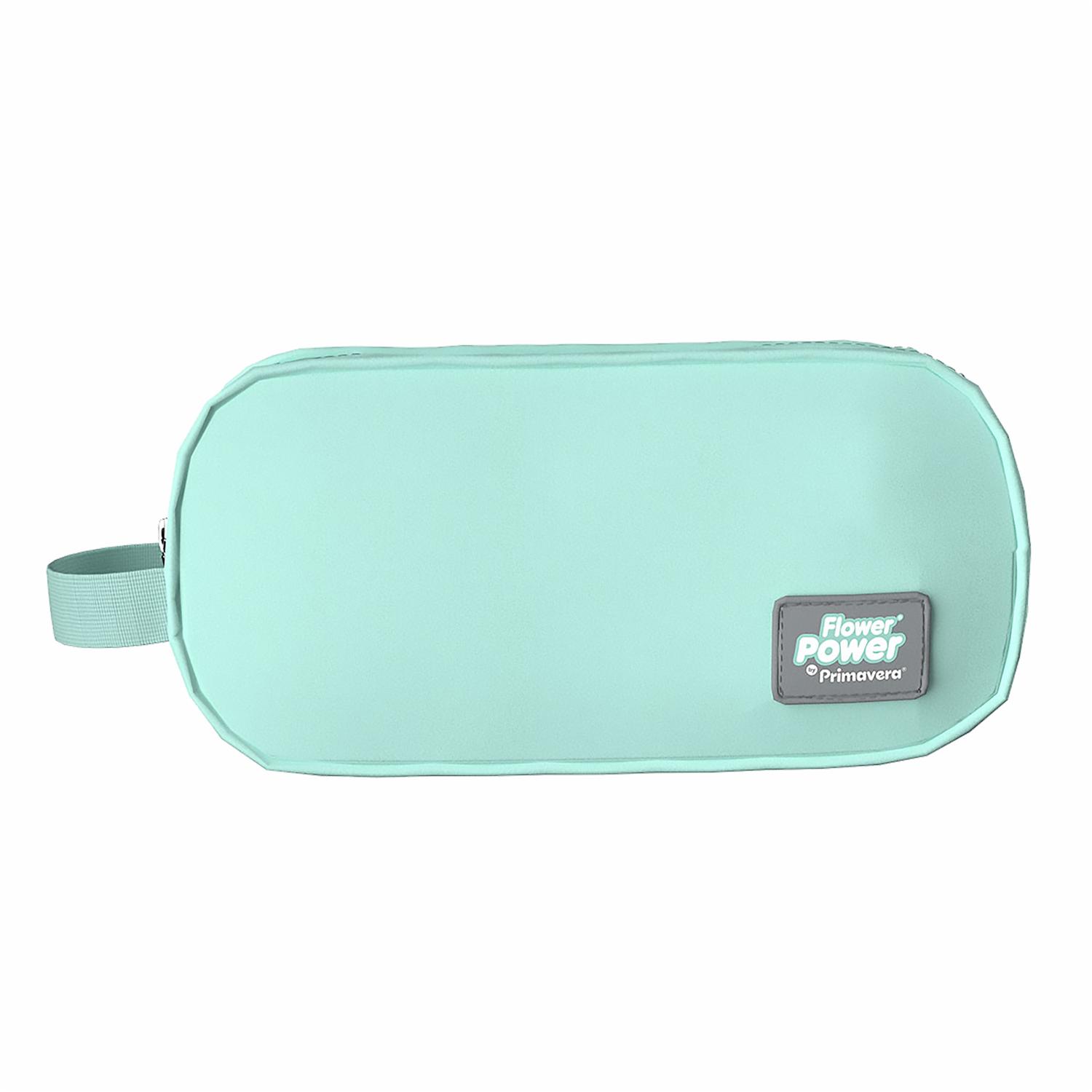 Cartuchera Macarrón 2 Bolsillos P.bags FLOWER POWER 11X22X8Cm - Imagen 5