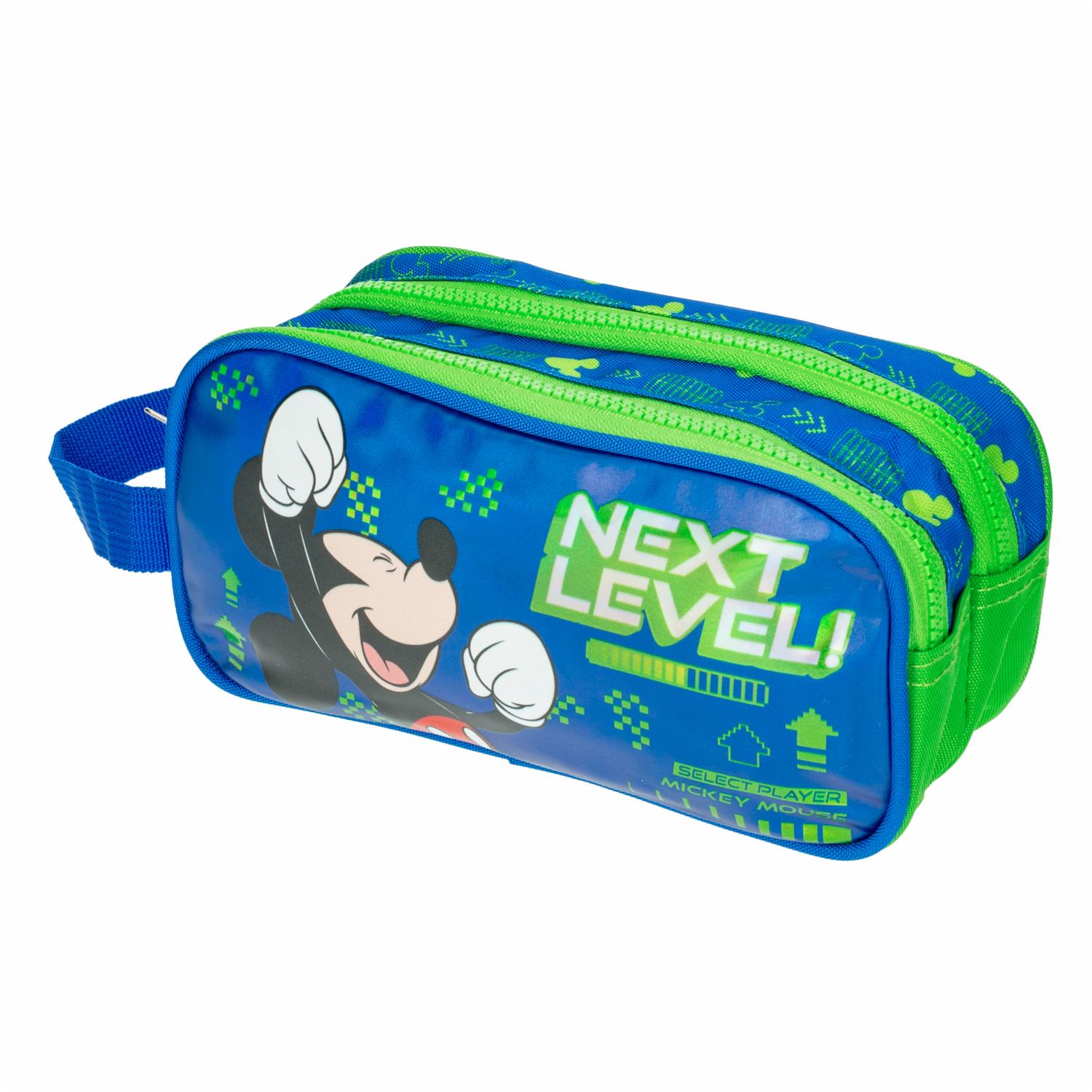 Cartuchera Niño Mickey 2 Bolsillos PRIMAVERA Premium