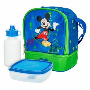 Lonchera Escolar Niño Mickey PRIMAVERA 24X20X15Cm