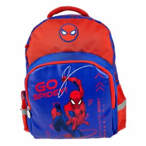Mochila Escolar Trolley Para Niño Diseño Spiderman Con Ruedas PRIMAVERA 16"