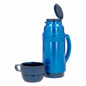 Termo Attraction Bebidas Calientes Con Ampolla De Vidrio Azul PÓLIMES 1 Litro
