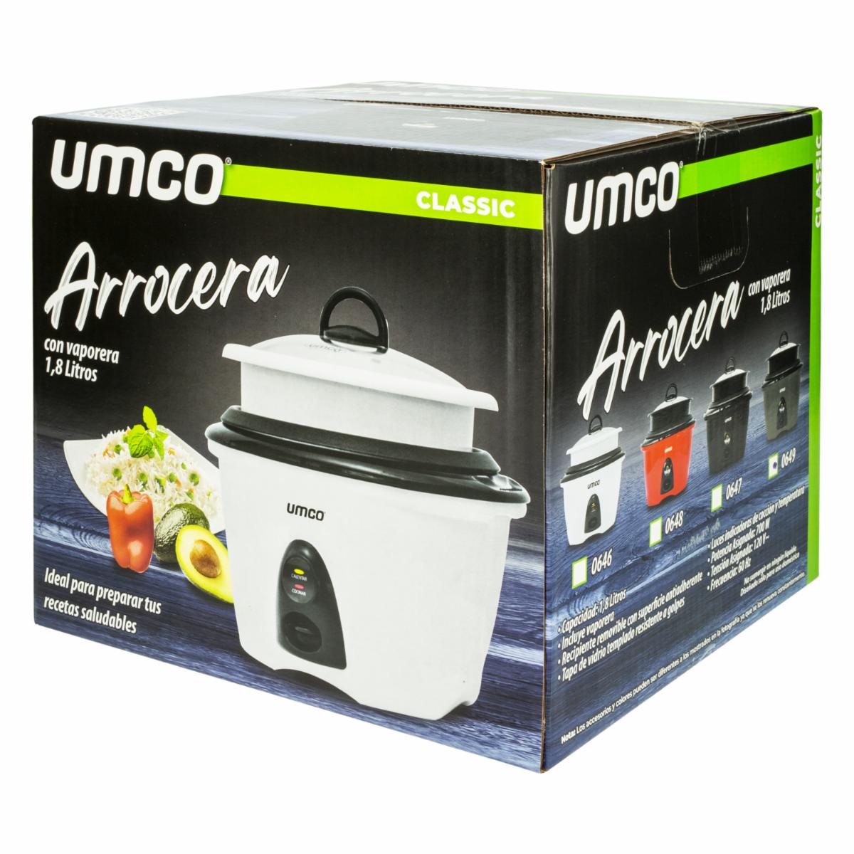 Olla Arrocera Con Vaporera 649 UMCO 1.8 Litros