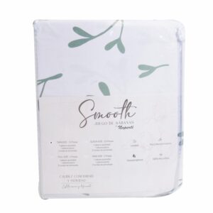 Juego De Sábanas Smooth Nara Forest Verde NOPERTI