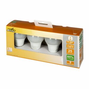 Foco Led Kit Luz Cálida 9W A60 BLÍTZ 1 X 4 Uds