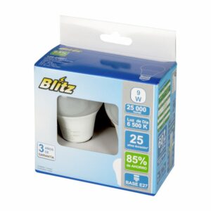 Foco Led Kit Luz Blanca 9W A60 BLÍTZ 1 X 2 Uds