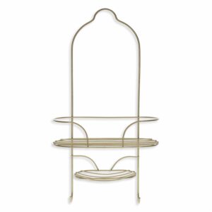 Organizador De Ducha Con Jabonera Dorado NORFAC Unidad