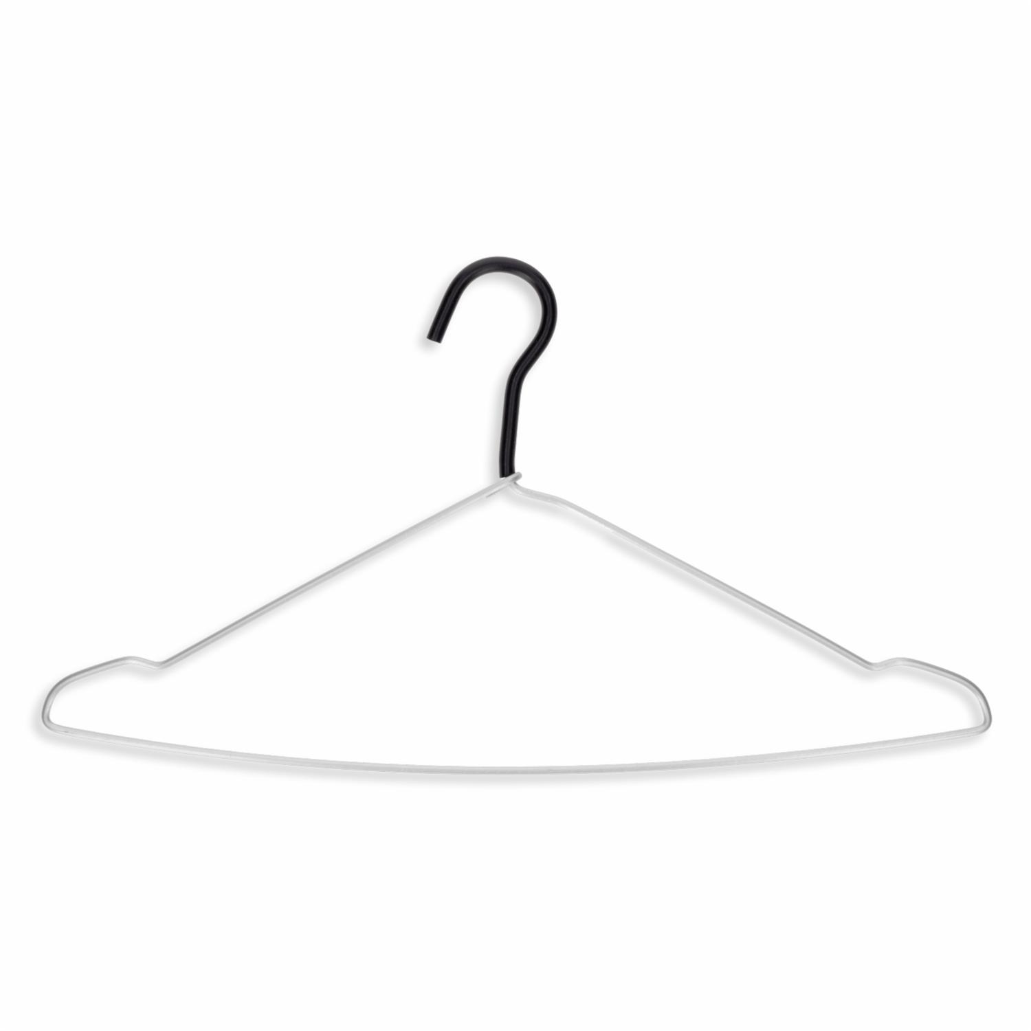 Set Armadores De Ropa Con Gancho Negro DOLTREX 4 Piezas