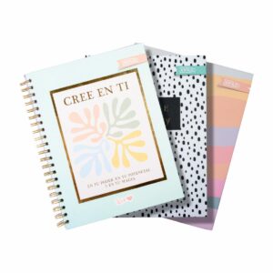 Cuaderno Universitario De Pasta Dura Love Cuadros ESTILO 100 Hojas
