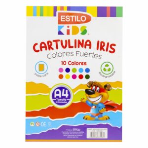 Cartulina A4 De Colores ESTILO 10 Piezas