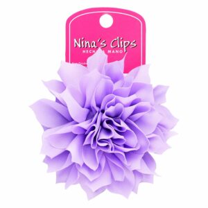 Vincha Clip De Flor Grande NINA´S CLIPS Color Beige 4 Uds