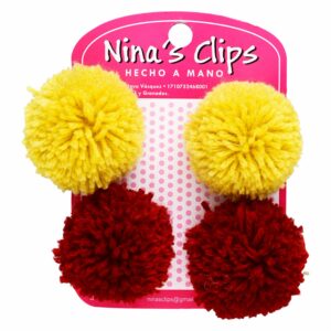 Vincha Clip De Flor NINA´S CLIPS Varios Colores 4 Uds