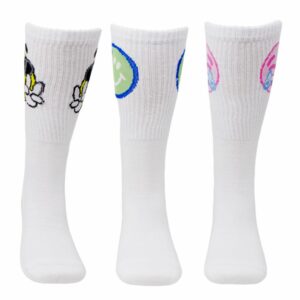 Medias Tenis Con Diseño Blanco MECRISGA Talla 11-13