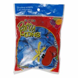 Globo N9 Azul Funda PARTY COLORS x 25 Unidades