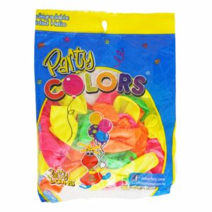 Globo N9 Neón Surtido PARTY COLORS x 25 Unidades