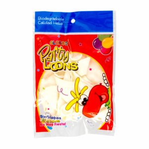 Globo Blanco PARTY COLORS N°12