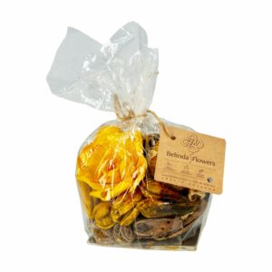 Composición Flores Secas Raw Aromático Terra BELINDA FLOWERS 17 Cm